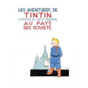 Tintin plakat Tintin i Soviet  | Moulinsart