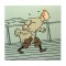 Tintin og Haddock sengetj 140x200 | Moulinsart