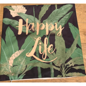 Pudebetræk Tropisk - Happy Life | Thomsons