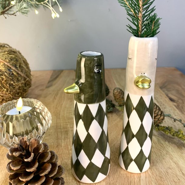 Vase And Grn Tern 18 cm